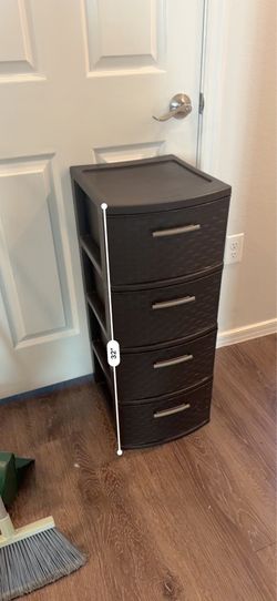 Storage dresser bin