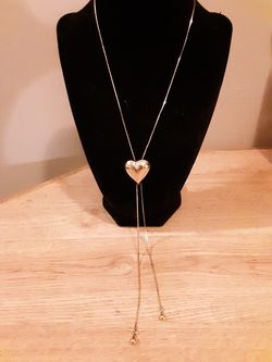 Heart necklace bolero type chain