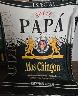 Papa throw blanket