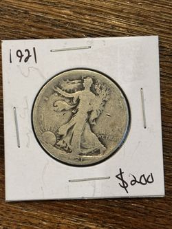 1921 Walking Liberty Half Dollar – Silver – Circulated
