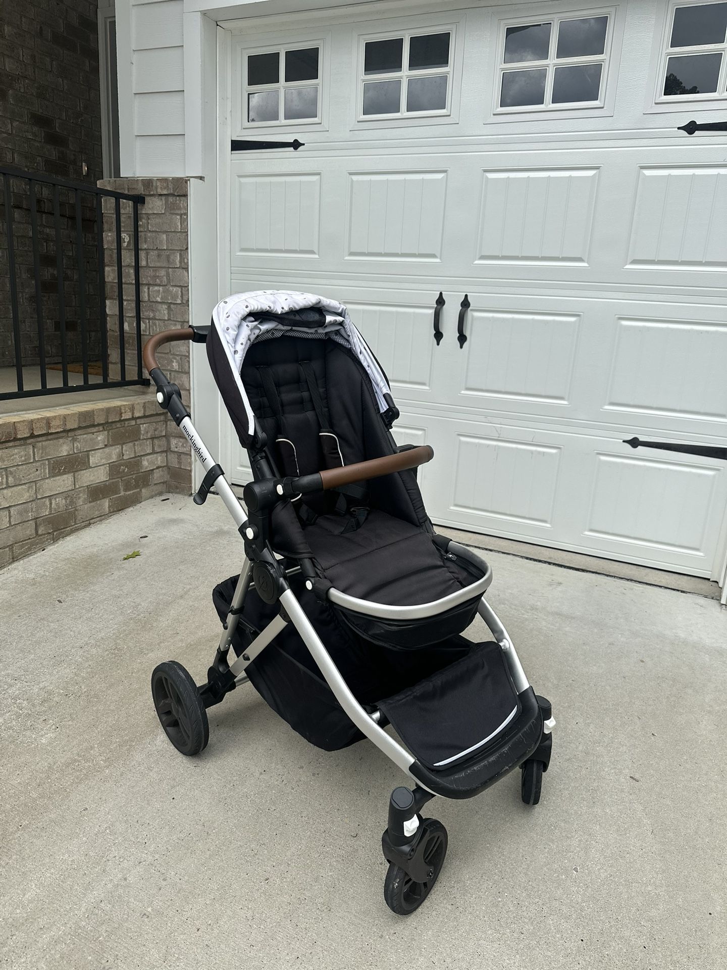 Mockingbird, single to double stroller