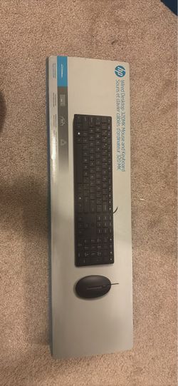 HP keyboard and mouse wired