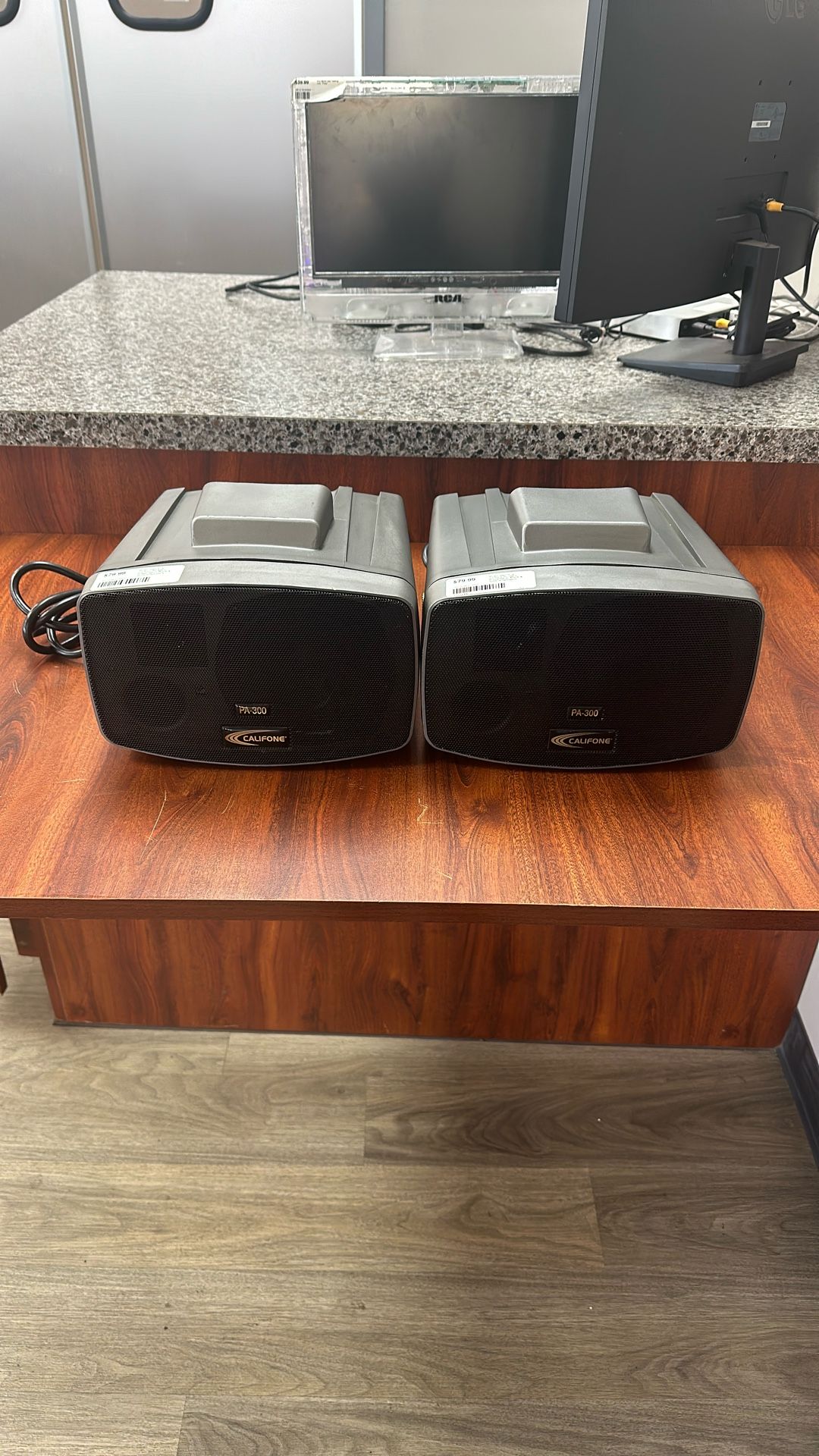 Califone P.A. System Speakers ×2