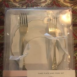 Cake Plates And Forks