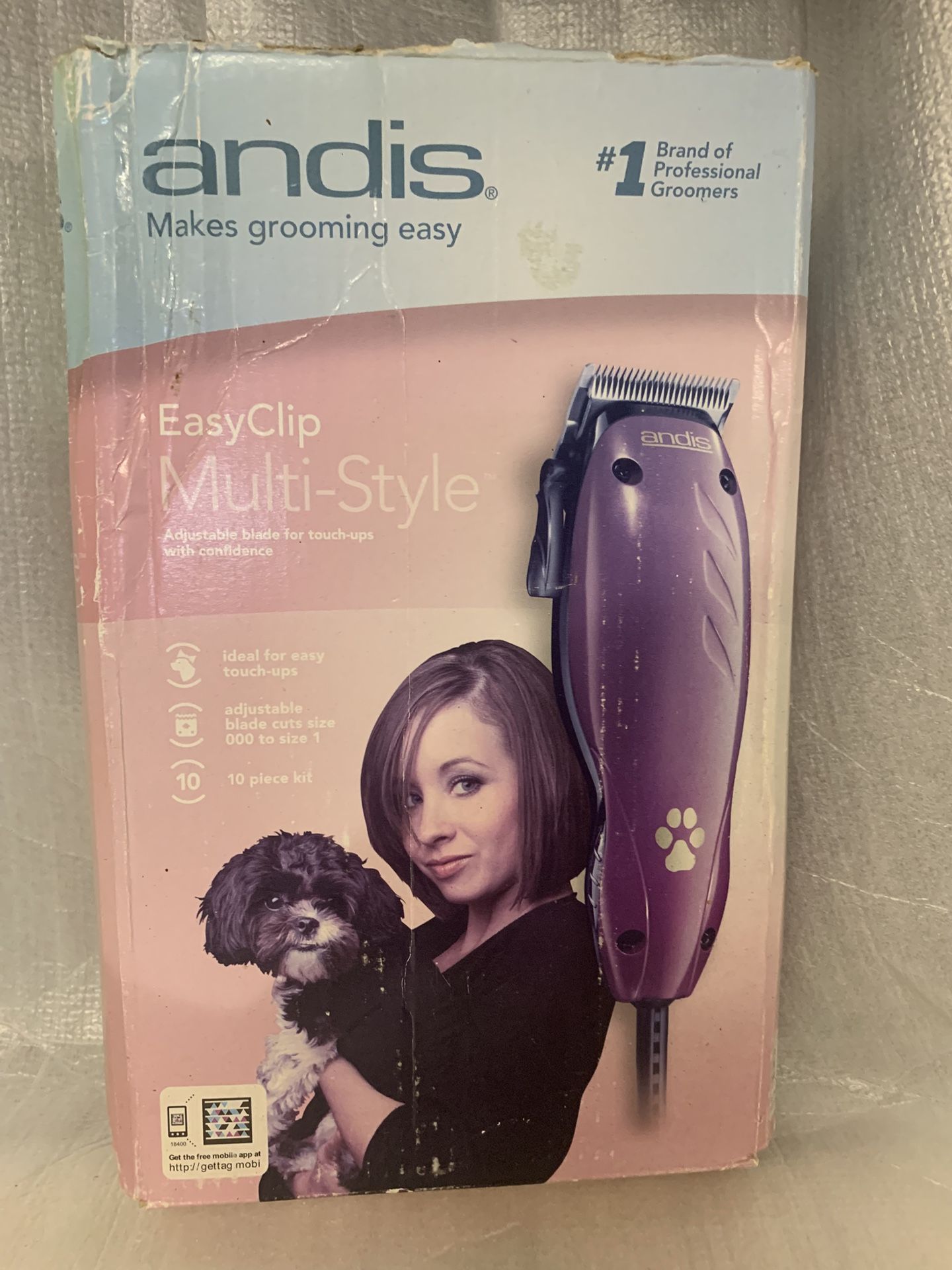 Andis Easy Clip Multi-Style Adjustable Blade Clipper Pre Owned
