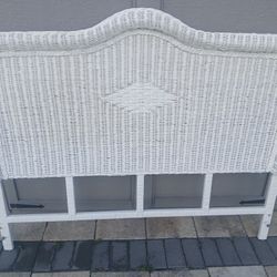 Queen Wicker Headboard 