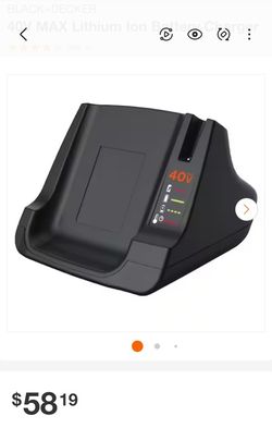 Black Decker Battery And Charger 