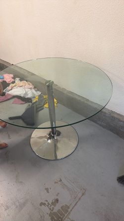 Glass kitchen table! $100