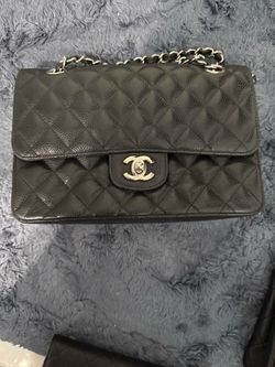 Black cavier 23cm purse