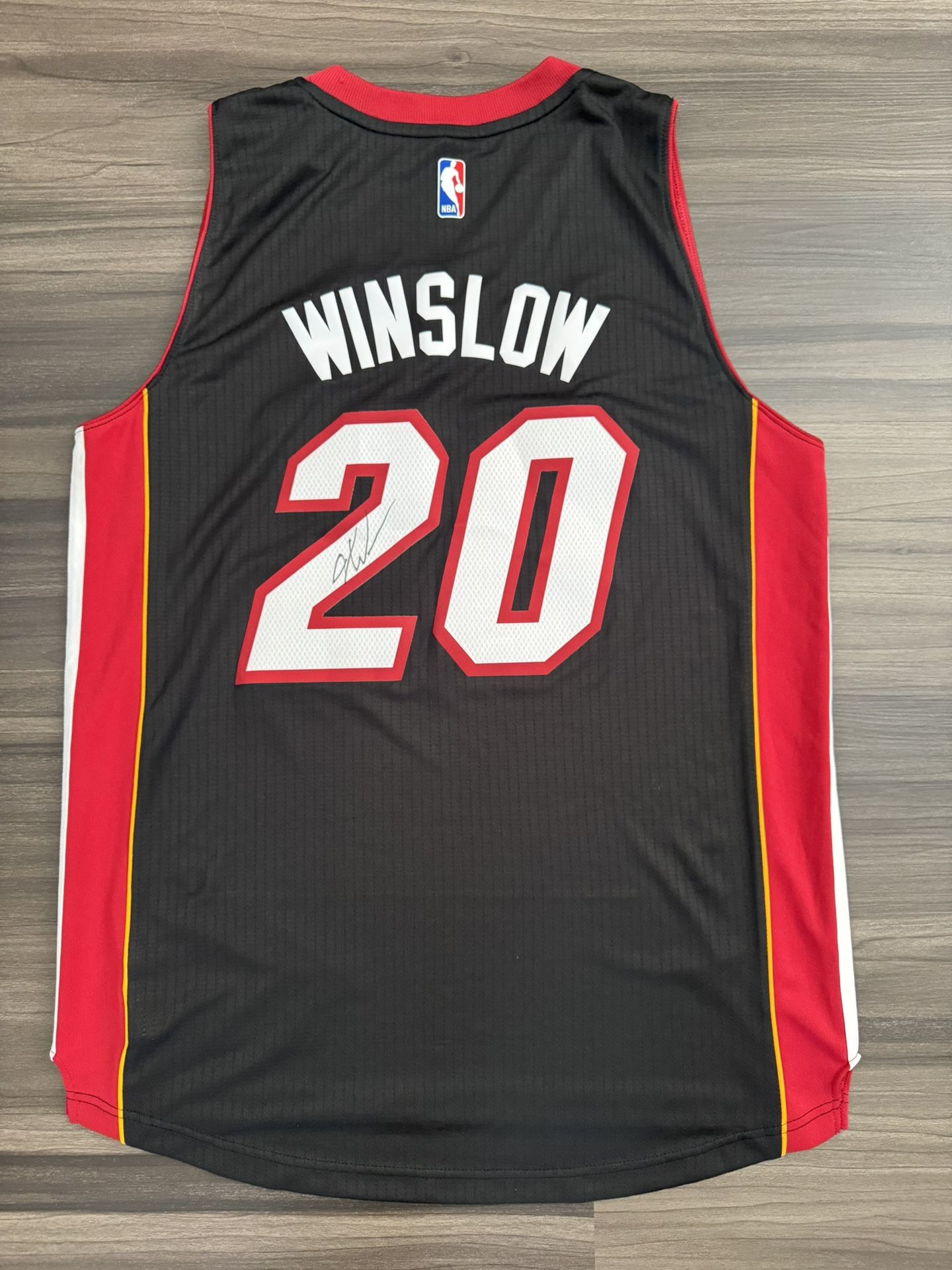 Adidas Miami Heat Justise Winslow #20 Signed Jersey NWT