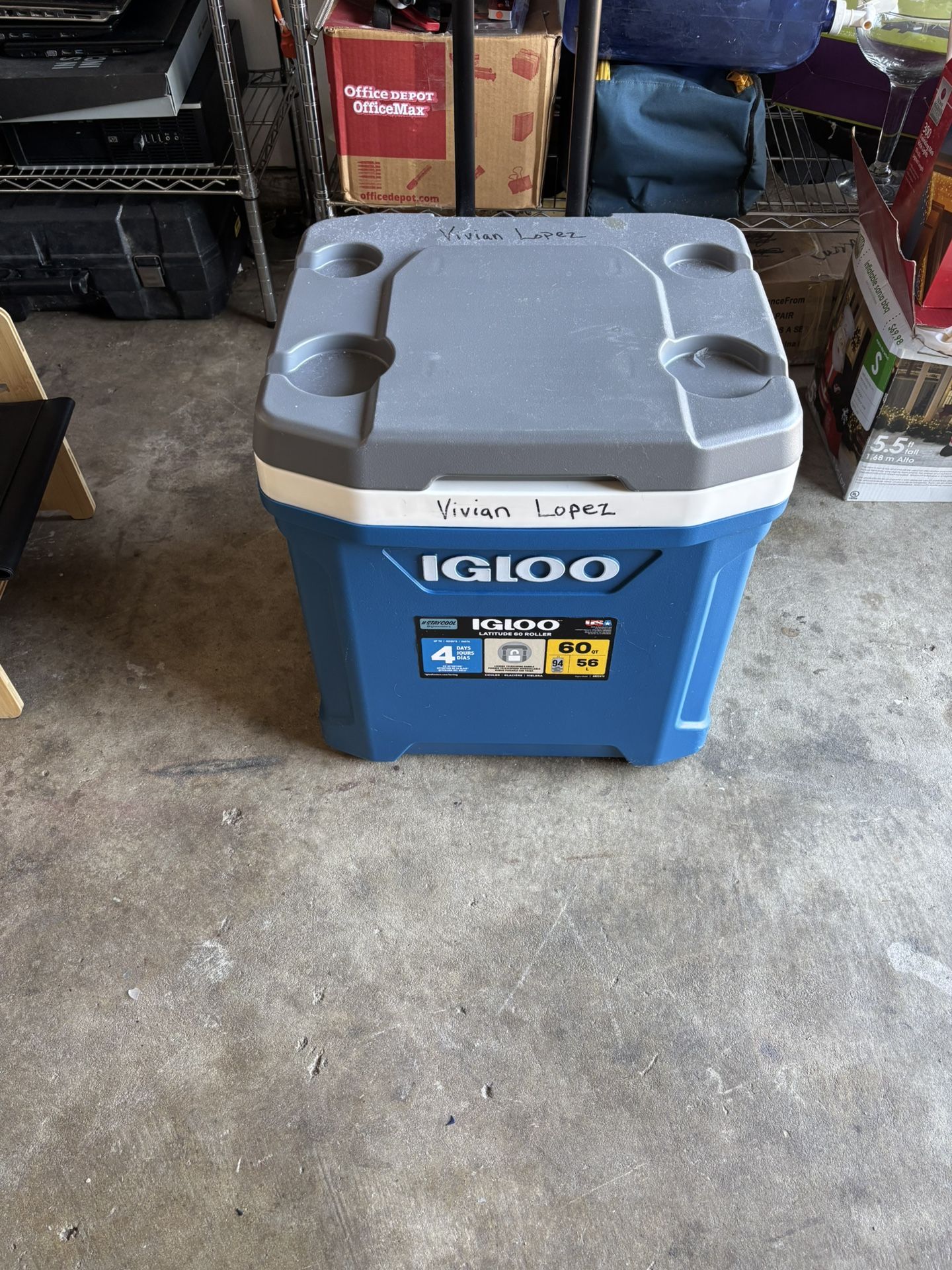 60 Qt. Roller Cooler 