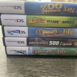 Nintendo DS Lot Of Games 5 Total