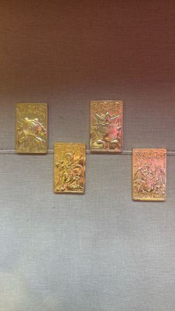 1999 Pokémon gold plated card