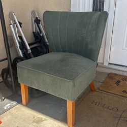 Brand New Vintage Style Green Chair