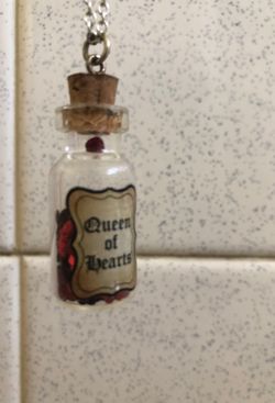 Potion bottle necklace