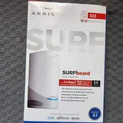 Arris Surfboard DOCSIS 3.1 3.5 Gbps Cable Modem (S33-RB)