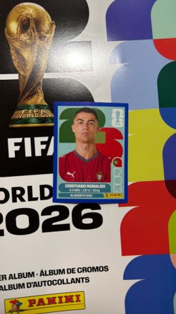 Panini Cristiano Ronaldo Blue Parallel