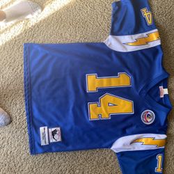 Dan Fouts San Diego Charges Jersey :Size XL