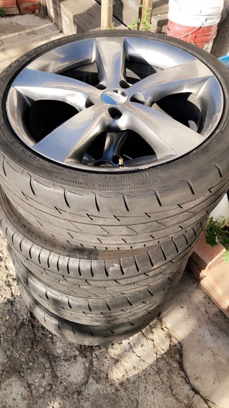 Dodge tires 5 slugs