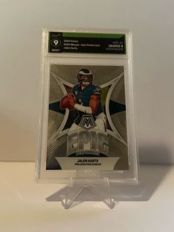 2024 Panini Mosaic Epic Performers Jalen Hurts #EP-JH Eagles Degree 9