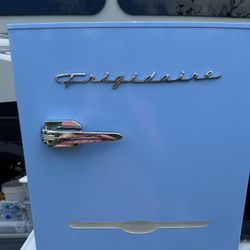 Vintage Frigidaire Blue Mini Fridge