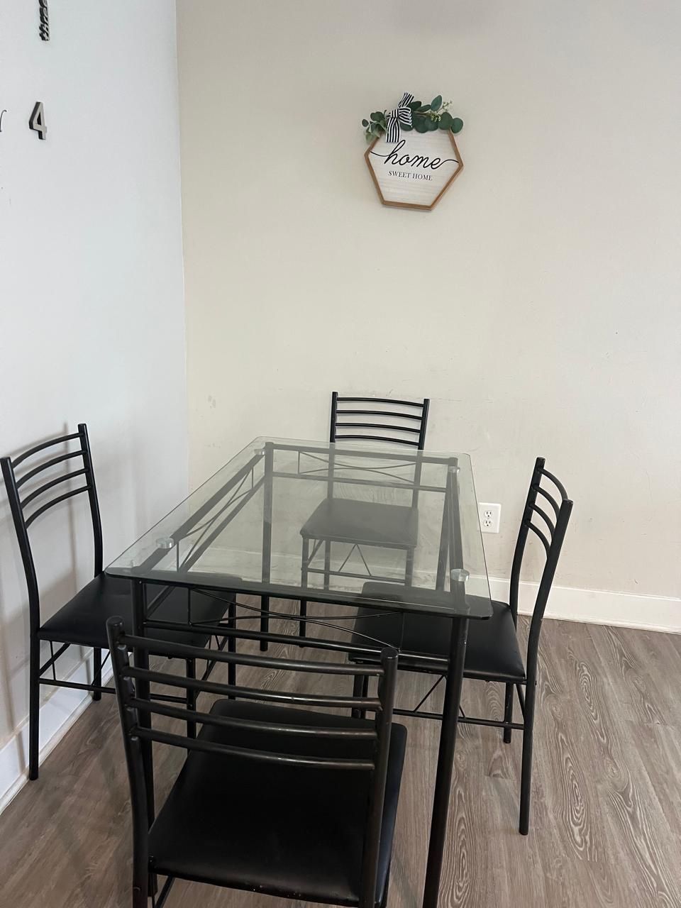 Dining Table With 4 Chairs