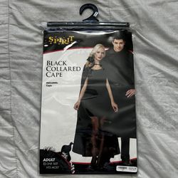 Black halloween cape
