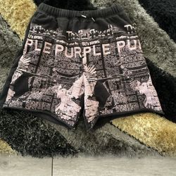 Purple shorts 