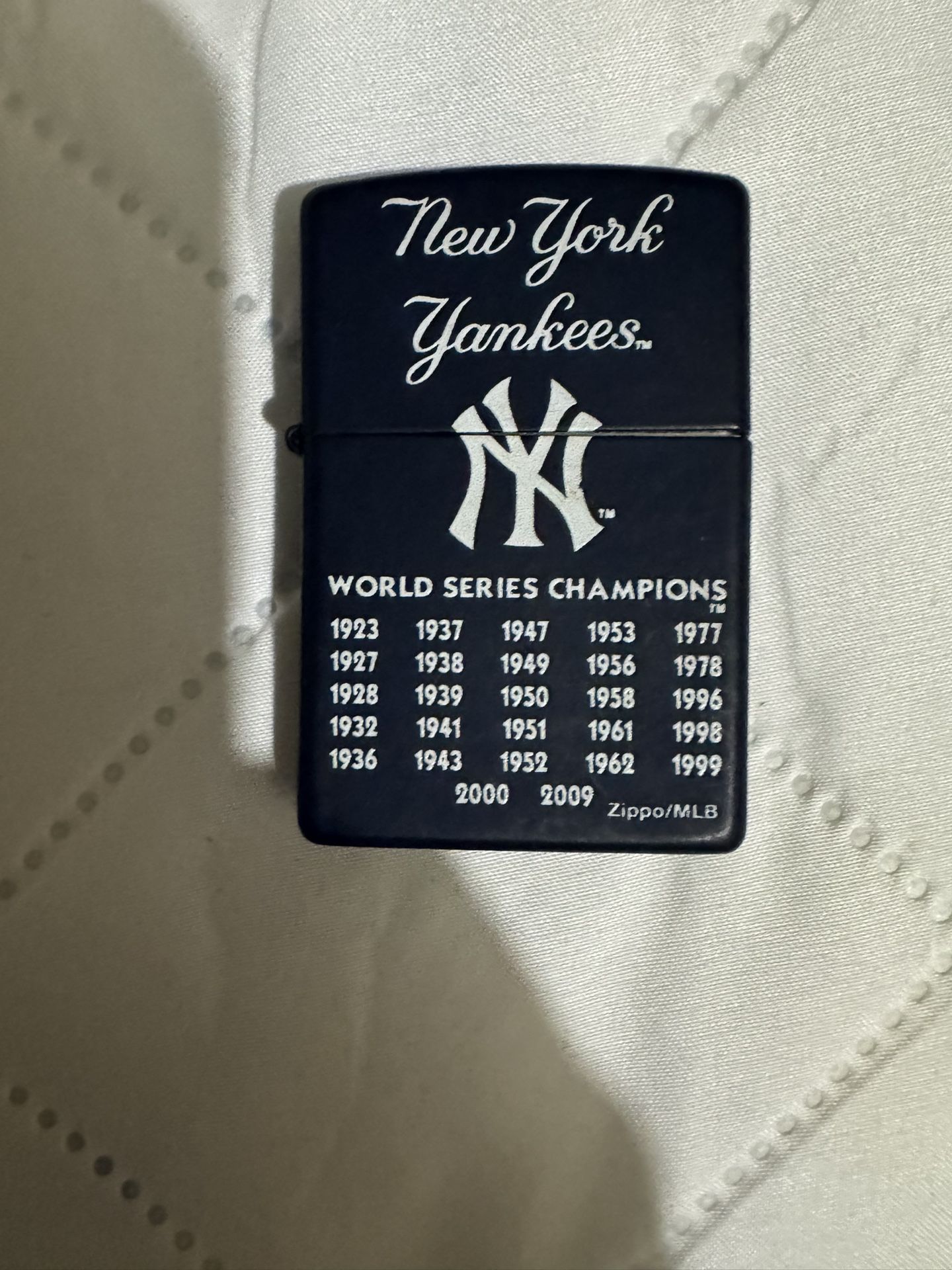 New York Yankees World Series Champions Zippo Lighter