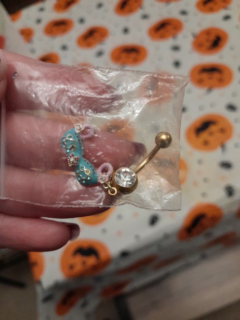 Bikini Top Belly Button Ring