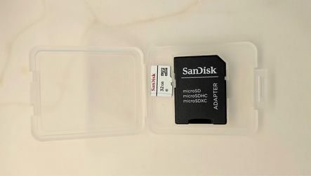 SanDisk 32GB microSD Card with Adapter