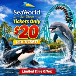 SeaWorld Tickets, Sea World San Diego Passes, Best Tickets deals🐬