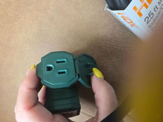 Outside 3 way plug, brand new