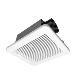 Homewerks 50 CFM 1.0 Sone Bathroom Exhaust Fan, ENERGY STAR, DC Motor For Rooms Up to 50 sq ft, UL Listed, Fits 2x4 Construction, Removable Motor, Bat