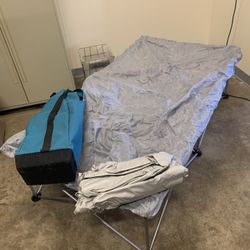 Camping Cot With Air Mattress And Carrying Case