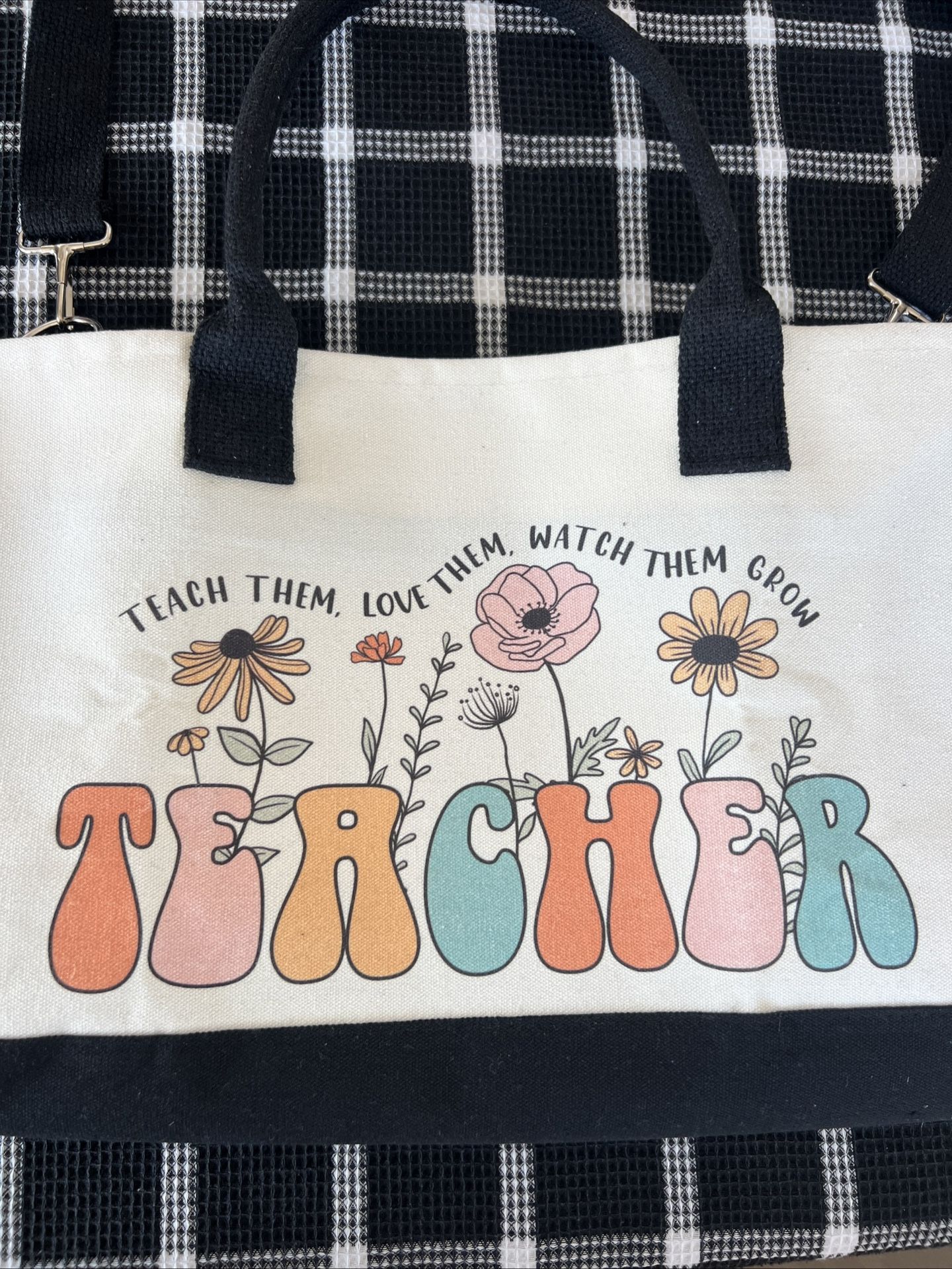 Teacher Tote With Adjustable Strap **Brand New