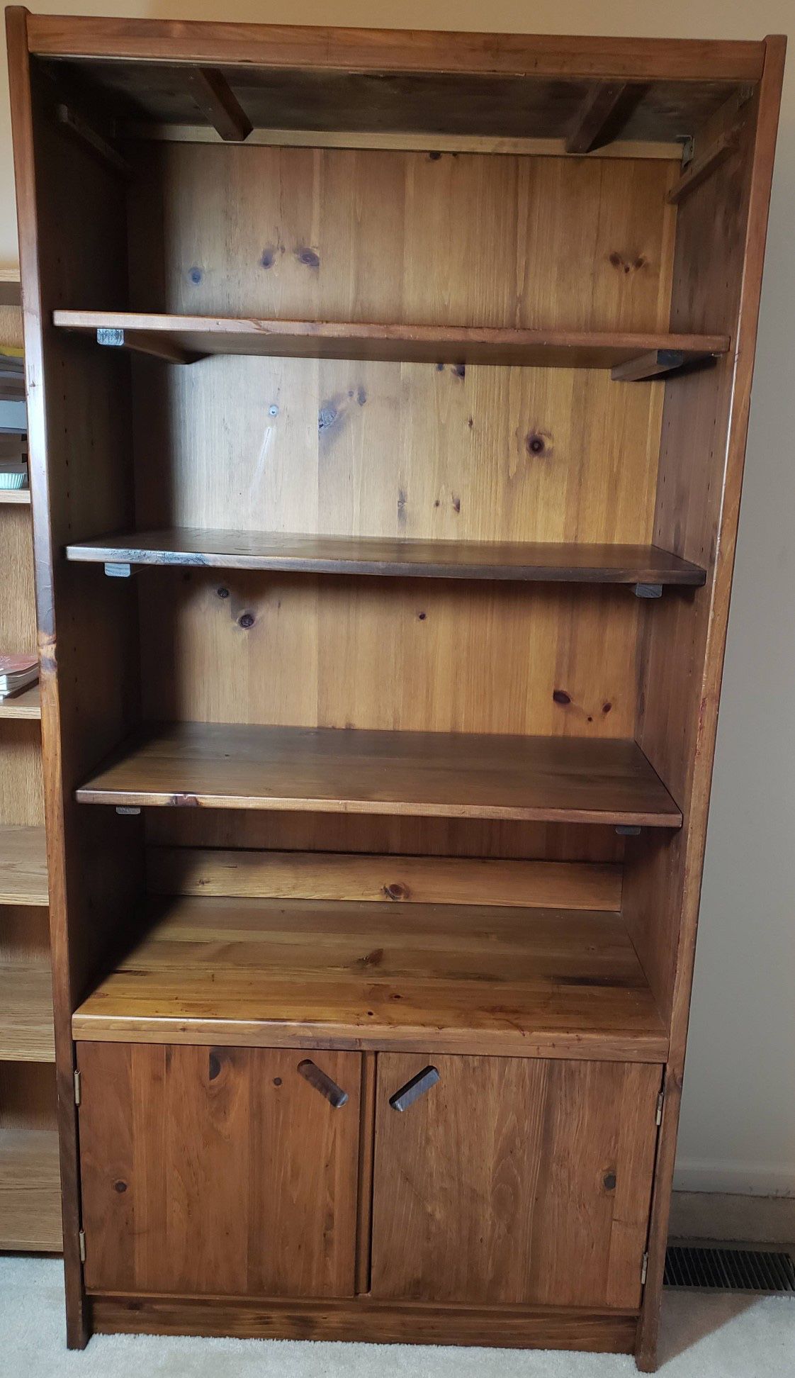 Shelving Unit With Cabinet 