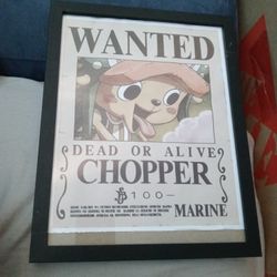 One Piece Chopper Wanted Poster 