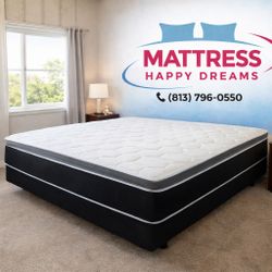 Brand New 14” Pillow Top King Size Mattress – Great Price, Top Quality & Fast Same-Day Delivery 🚛 All Sizes Available!