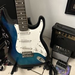 Blue Bc Electric Guitar 
