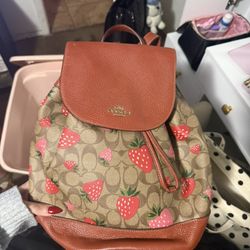 Coach Strawberry Backpack 