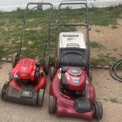 2 Craftsman Mowers For Sale Ready To Use 