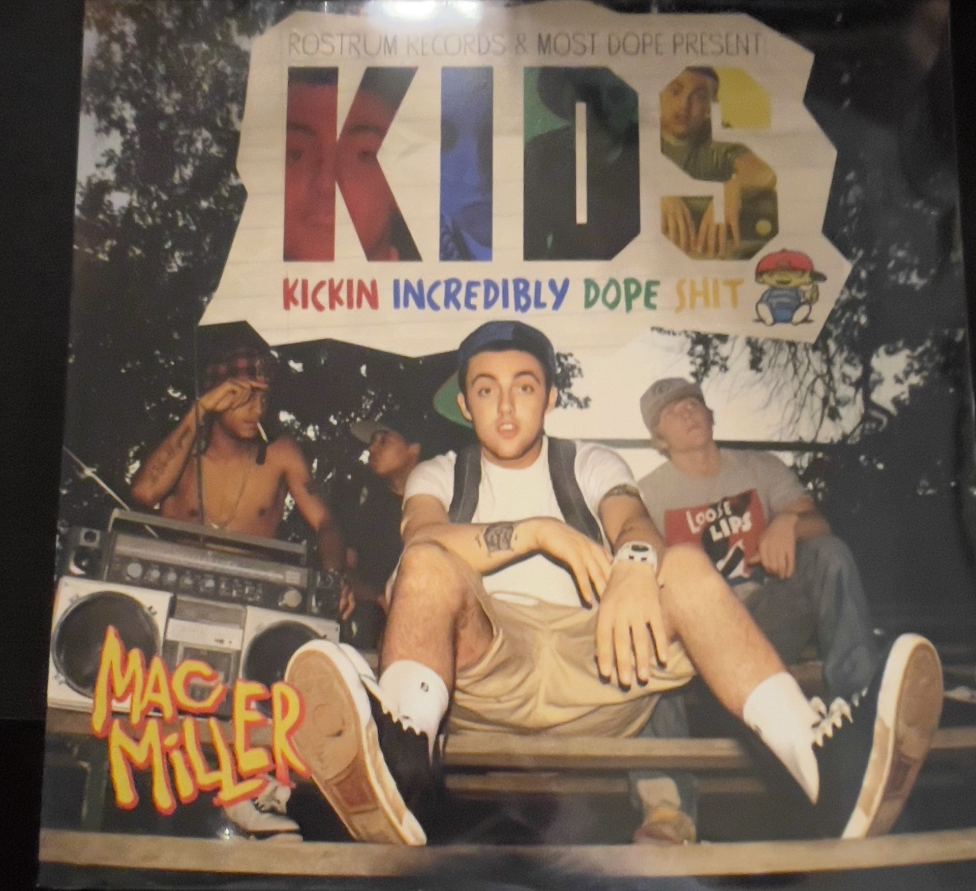 MAC MILLER KIDS KICKIN INCREDIBLY DOPE SHIT COLORED VINYL LP SEALED!!