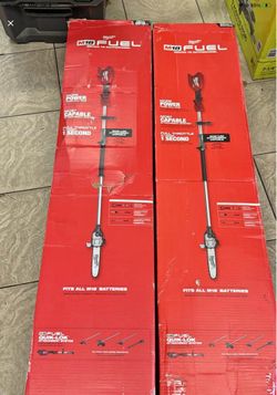 Milwaukee m18 fuel pole saw tool only new unit