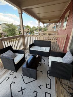 patio/balcony furniture set - everything included in price!
