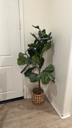 Artificial tree and basket hearth & hand