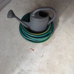 50ft Garden Hose + Watering Jug