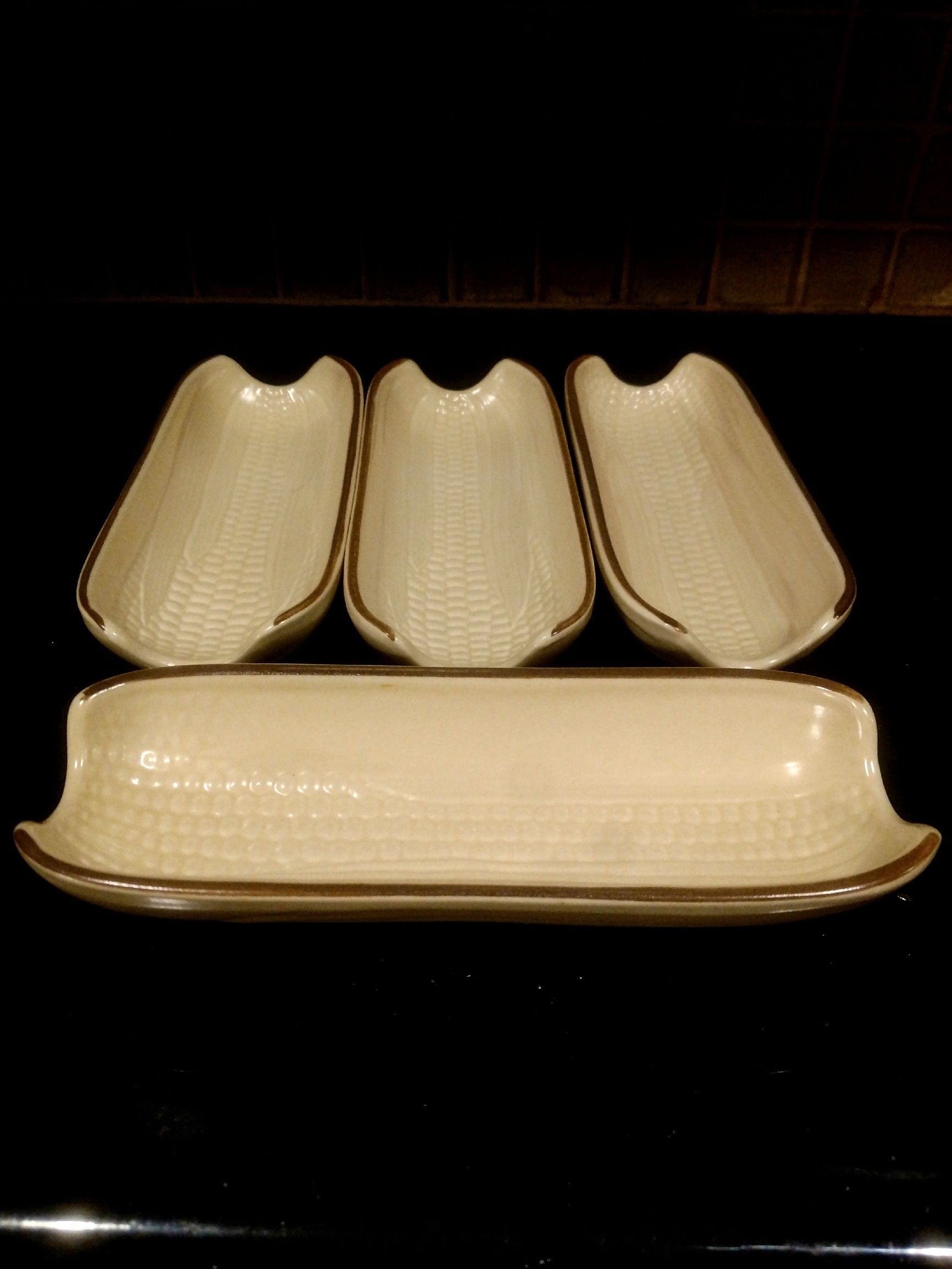 Vintage Pfaltzgraff Stoneware Corn Holders