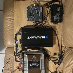 Amps, Radio, Crossover And Speaker For Sale 