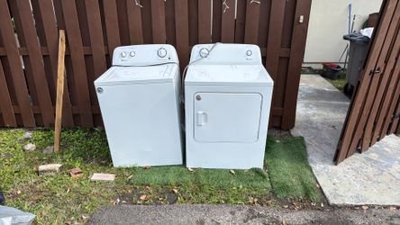 Selling Both For Listing Price Side By Side Amana Washer And Dryer 